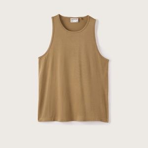 Frank and Oak - The Supersoft Tank Top in Brown